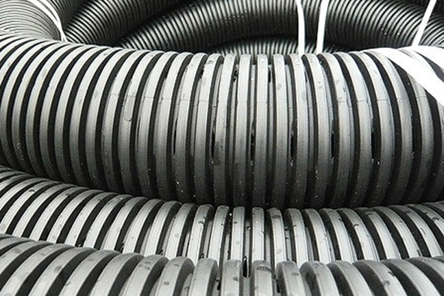 HDPE drainage pipes