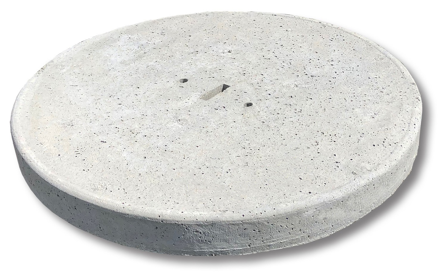 Reinforced concrete cover for a cone Ø600 mm., h=80 mm.