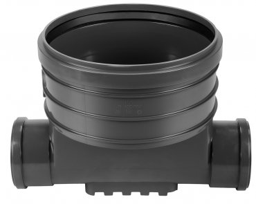 Shaft bottom, 400 with 1 inlet and 1 outlet, Ø 160