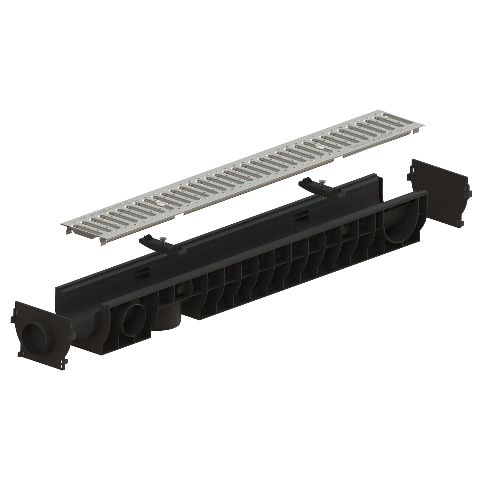 Linear drains PP, 1000x160x120, Class A15