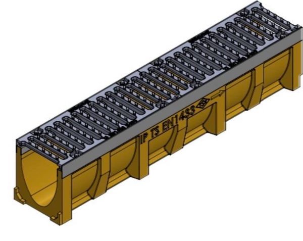 Linear Drains V150, 150 x 1000 x 210 mm, Class D400
