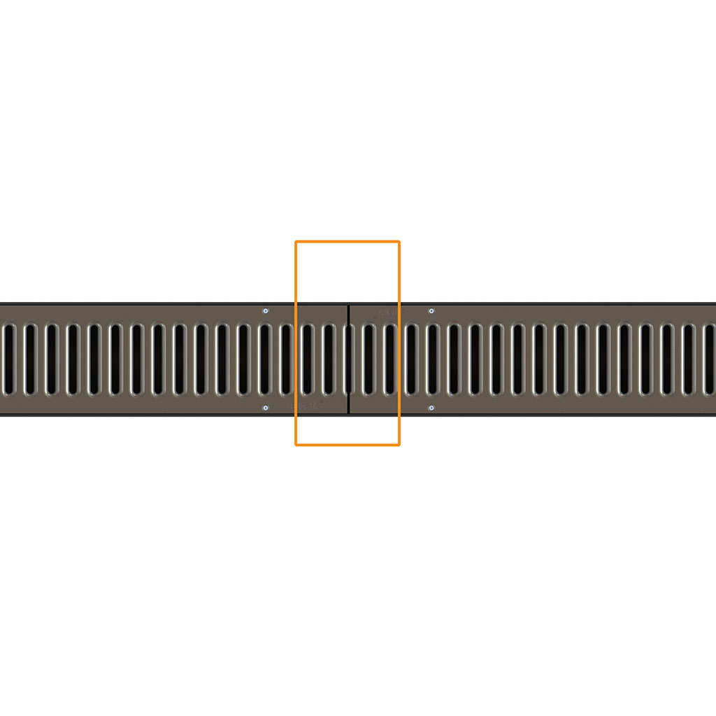 Linear Drains PP, 1000x90x90, Class A15
