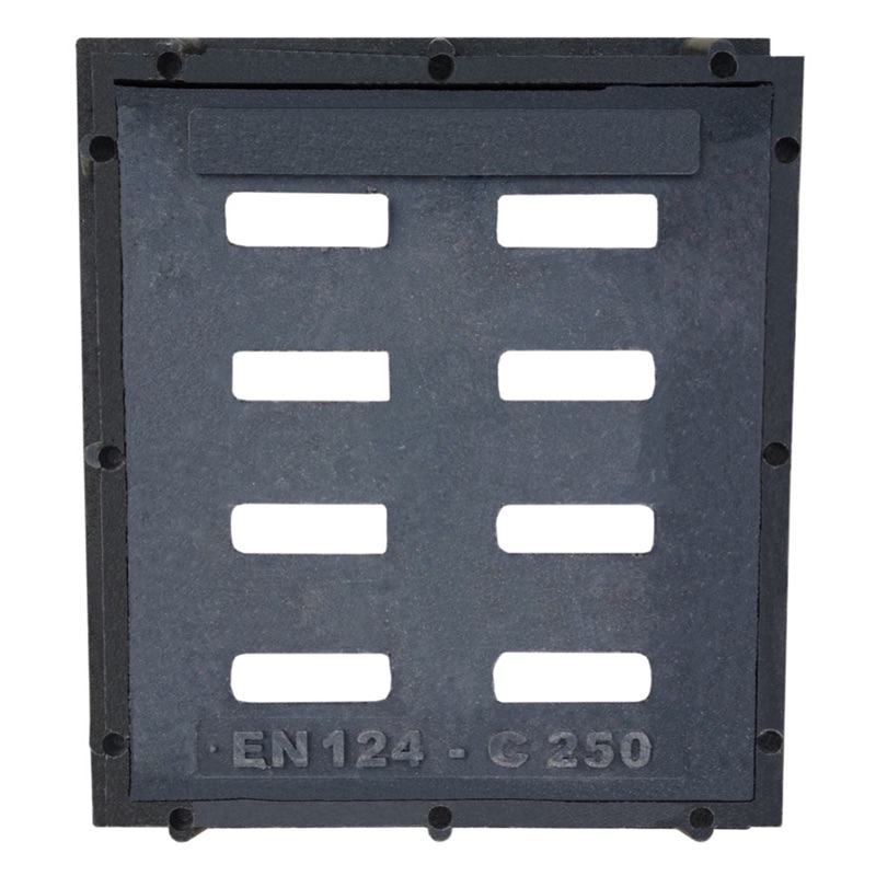 Polymer-concrete grids, 400 x 450 mm, Class B125, C250