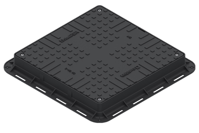 Square Polypropylene PP Cover, 700x700x80, Class A15