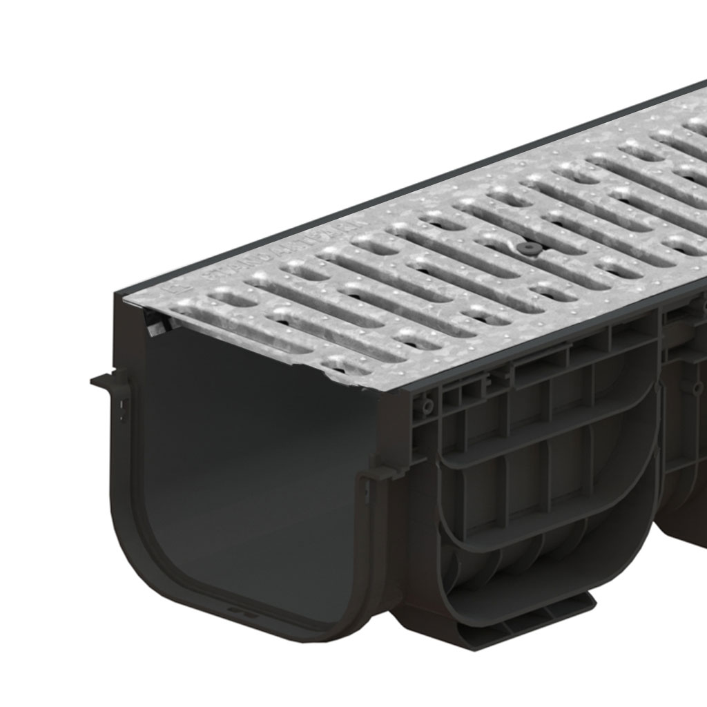 Linear drains PP, 1000x260x200, Class A15