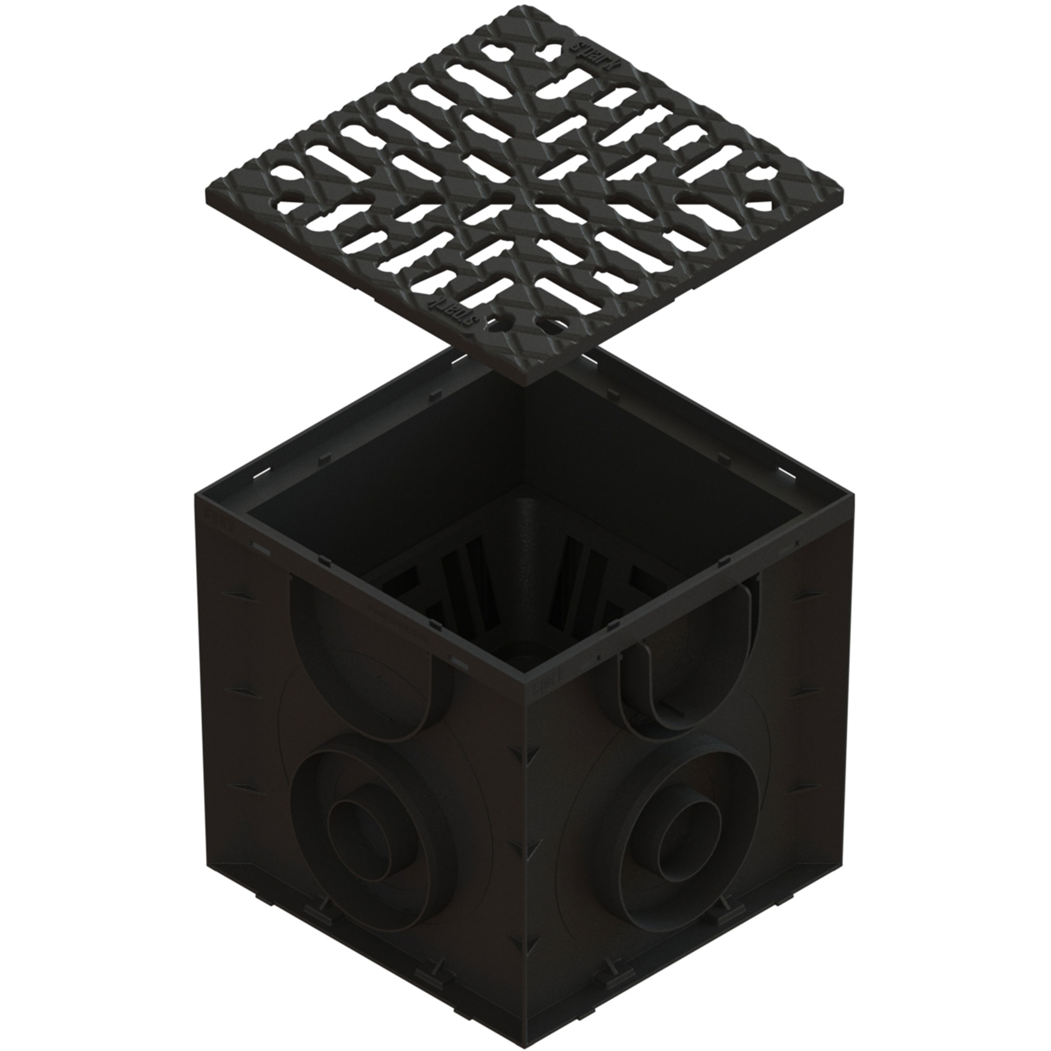 Collection shaft PP square, 250x250, Class A15