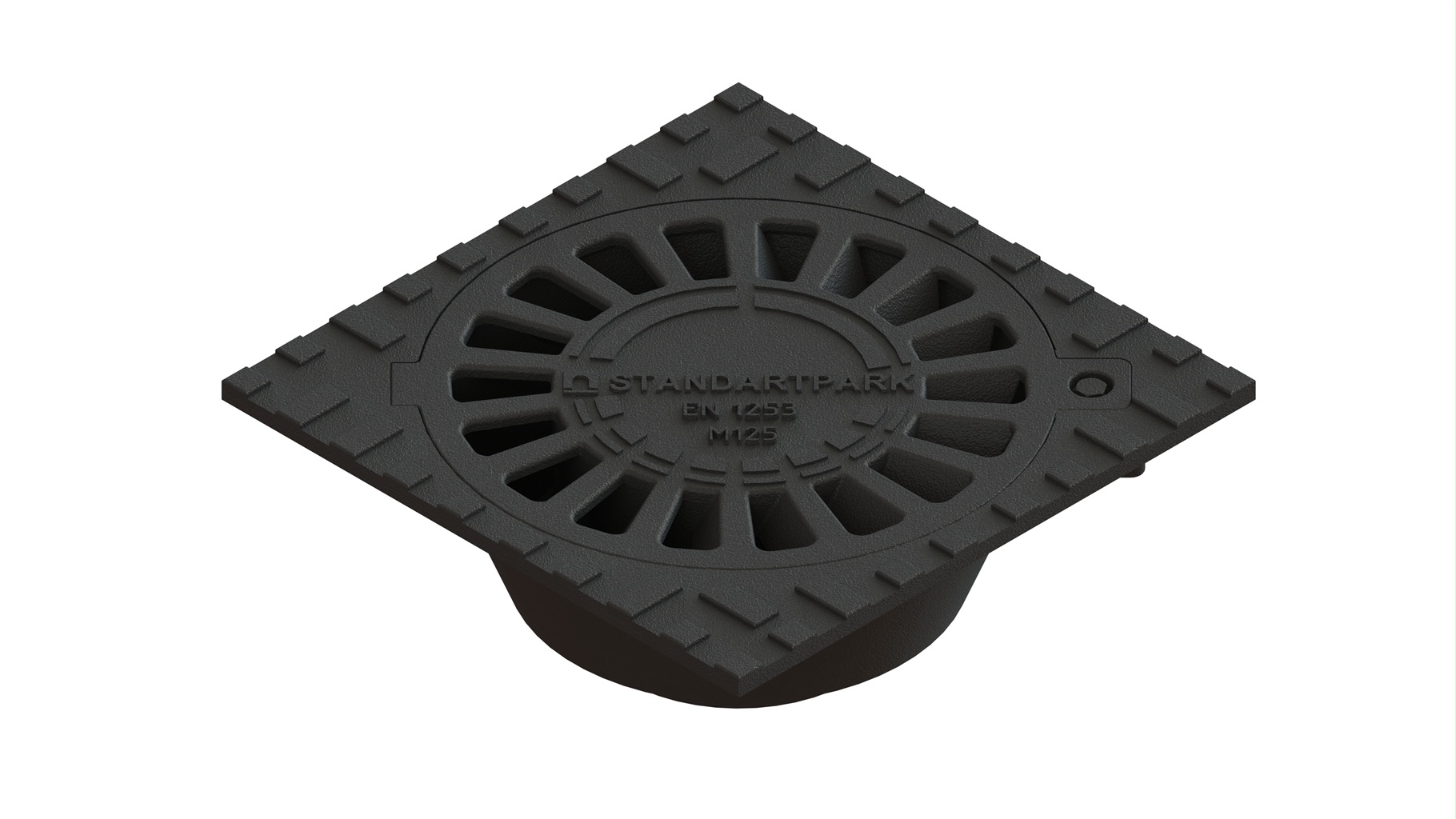 Cast iron Siphon, 200x200/ M125, Ø75