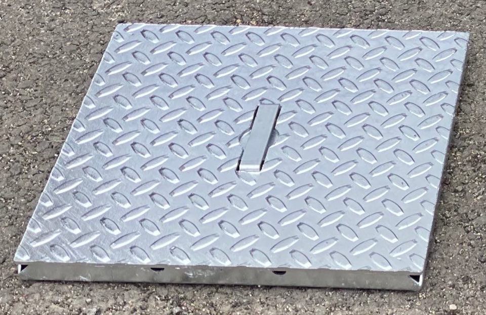 Collection shaft cover, Galvanized, 300x300, Class A15