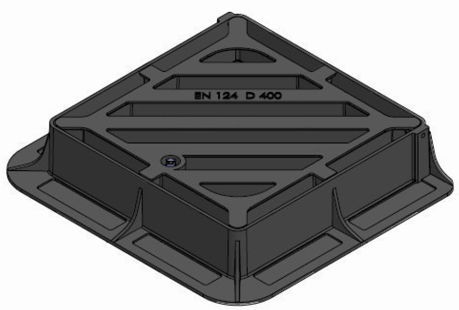 Cast iron grids, 433x433mm, Class D400