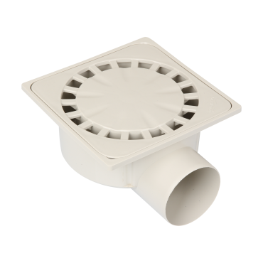 Siphon PP with horizontal drainage, 250mm. x 250mm., Class A15