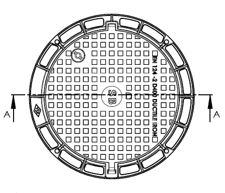 Чугунени Капаци, Ф600, Клас D400