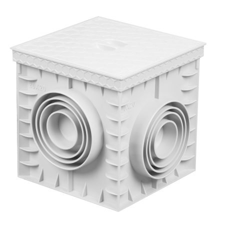 Universal collection shaft without cover, 20x20 - f50-f110