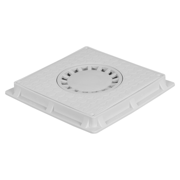 Cover with a frame for collection shaft PP, 40x40, Class A15