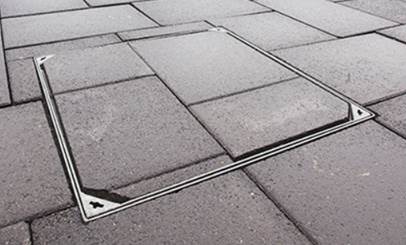 Access cover with flooring built-in, Class C250