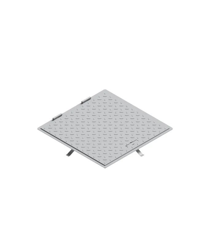 Капак за достъп квадрат 500x500, поцинкована стомана