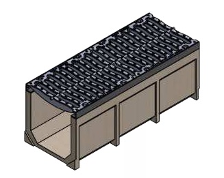 Linear Drains, 400 x 1000 x 400 mm, Class D400