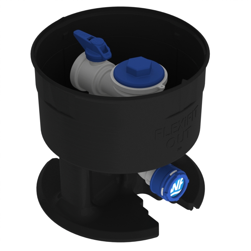 Водомерна шахта 1“ оборудвана с водомер