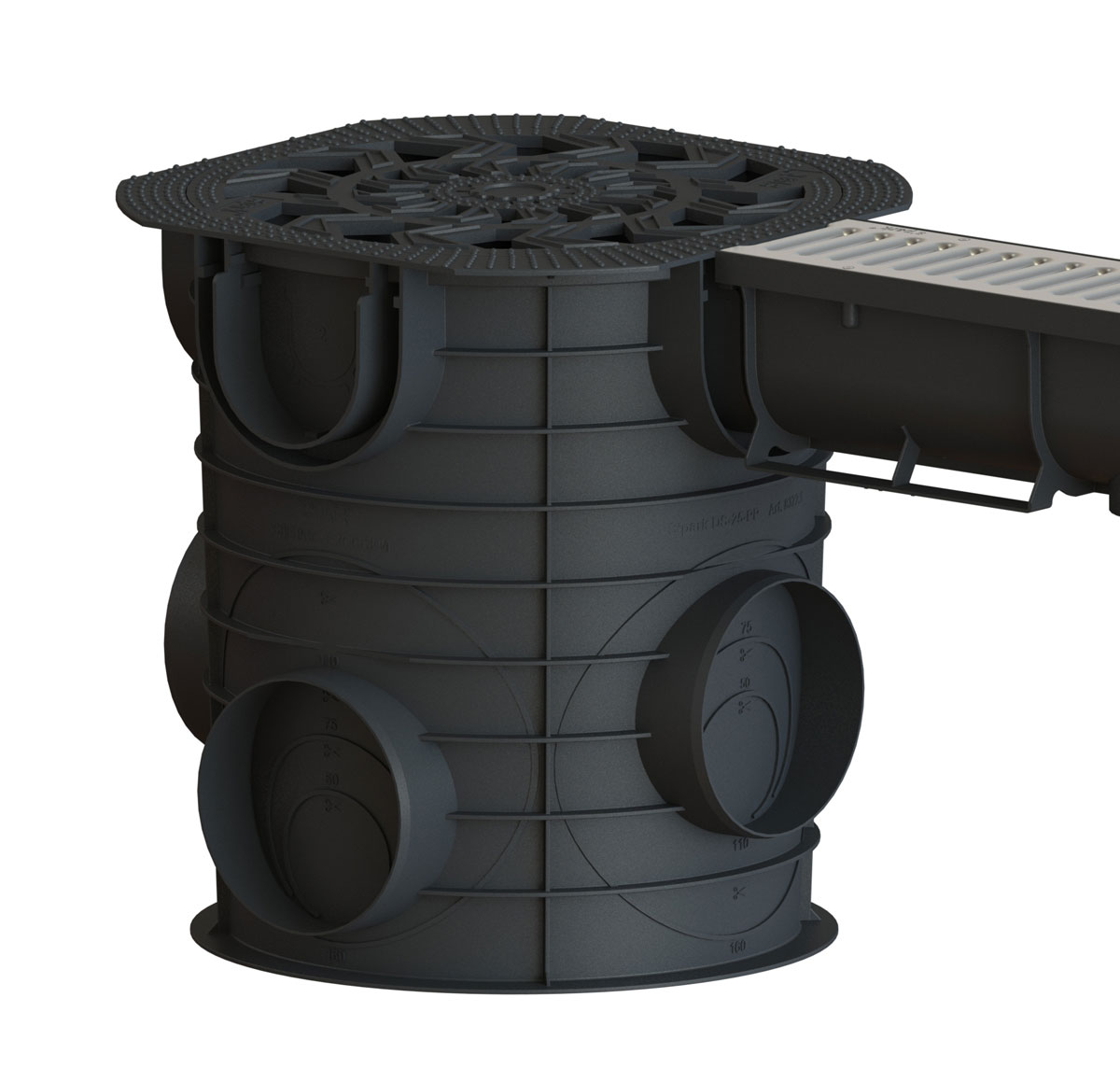 Linear Drains PP, 1000x90x90, Class A15