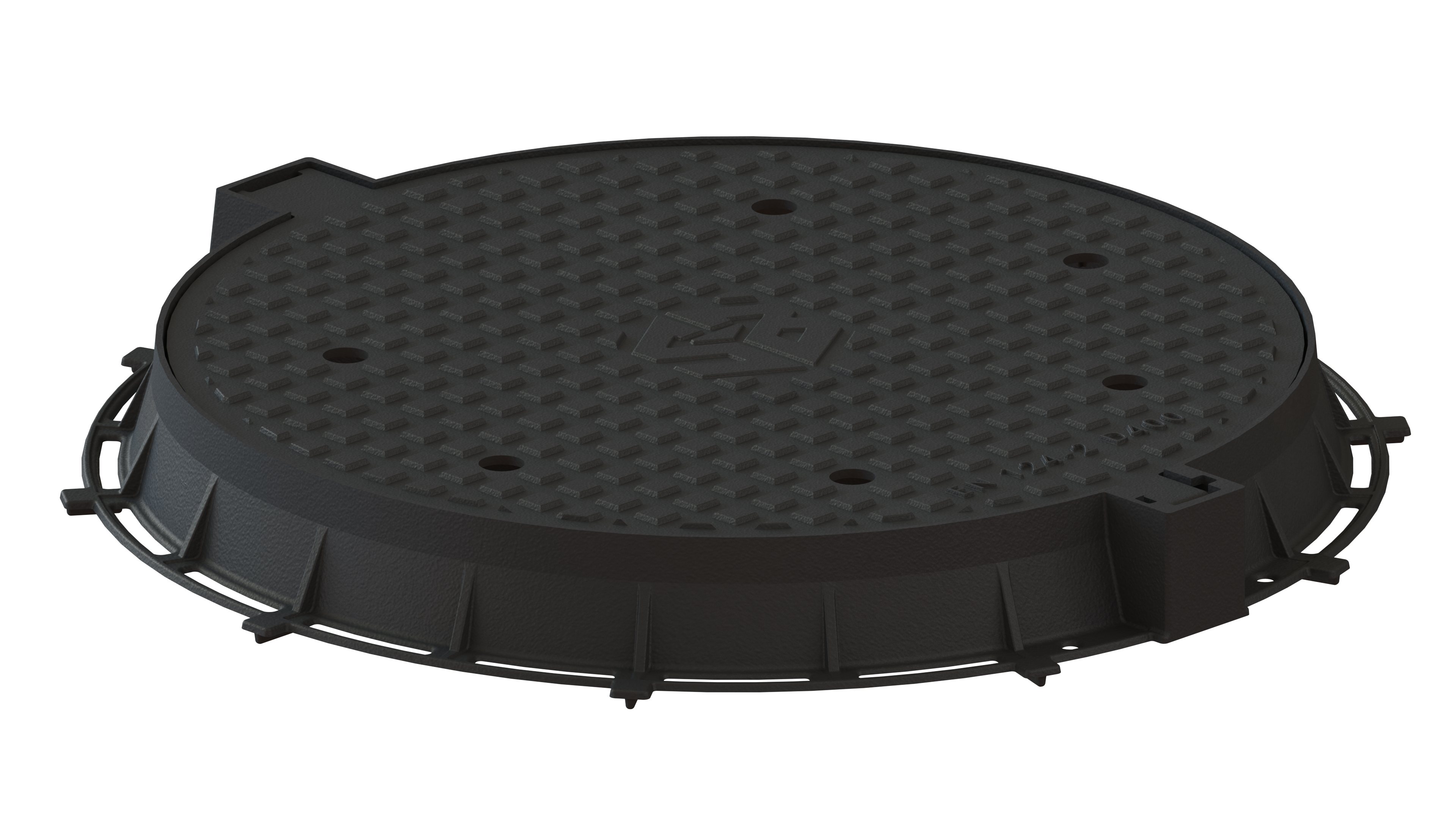 Чугунени Капаци, Ф800, Клас D400 - Вентилирани