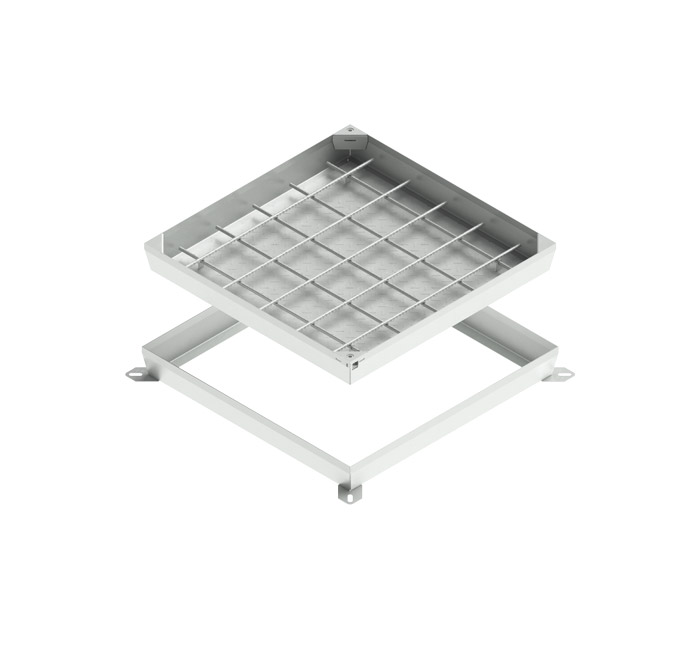 Access cover with built-in flooring, Class B125