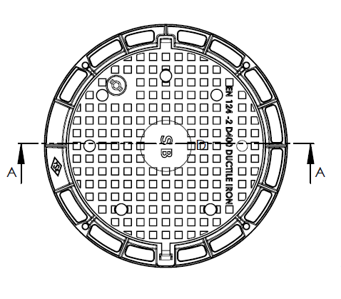 Чугунени Капаци, Ф600, Клас D400