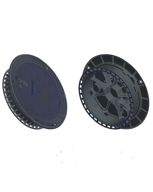 Самонивелиращ Чугунен Капак, Ф820, Клас D400