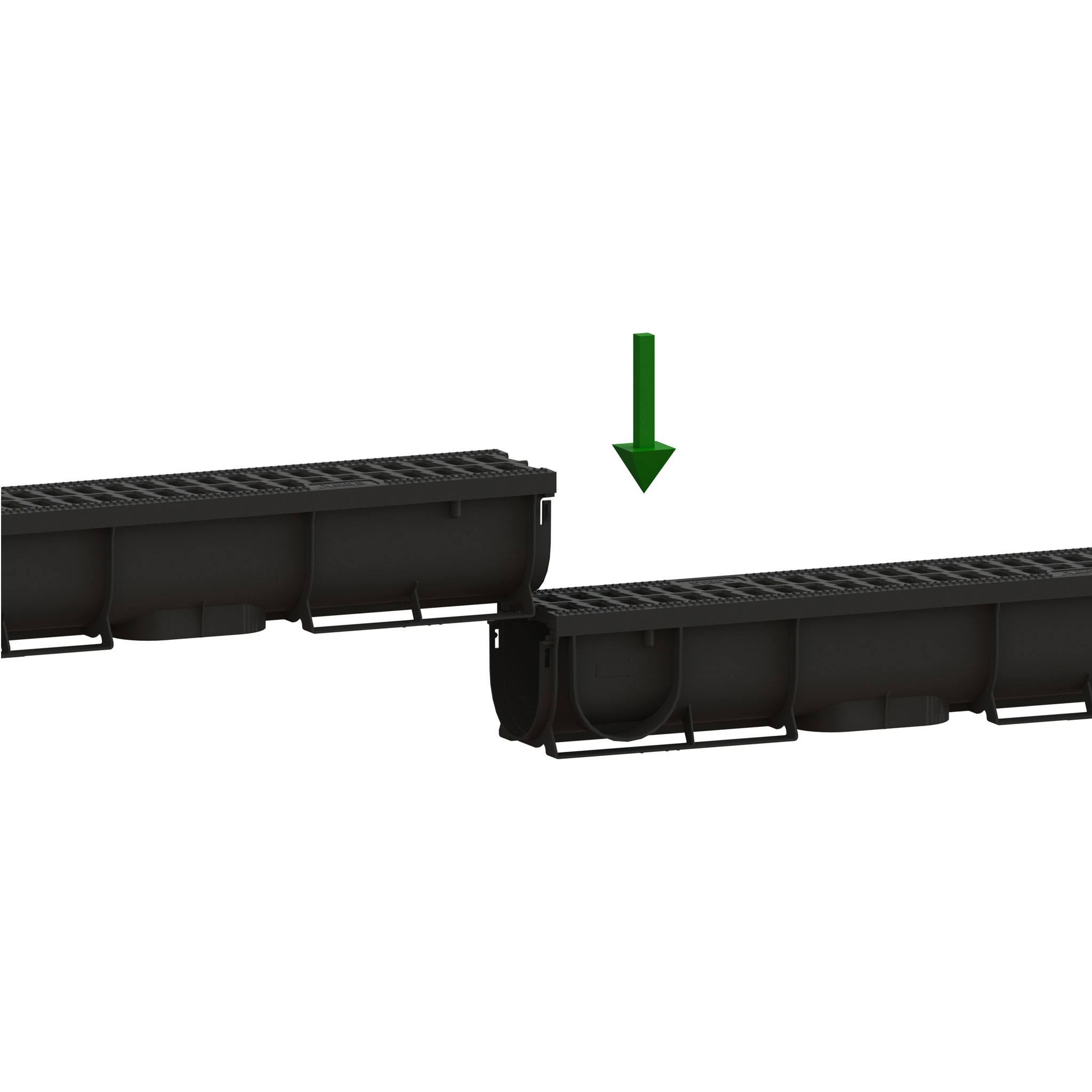 Linear Drains PP, 1000x90x90, Class A15