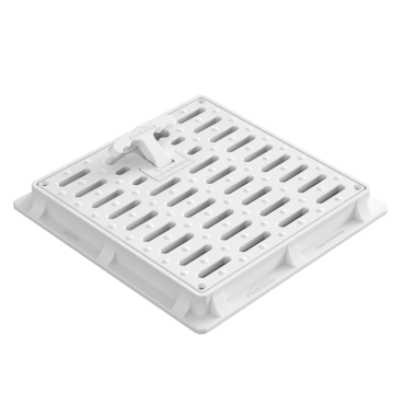 Grid with a frame for collection shaft PP, 40x40, Class A15