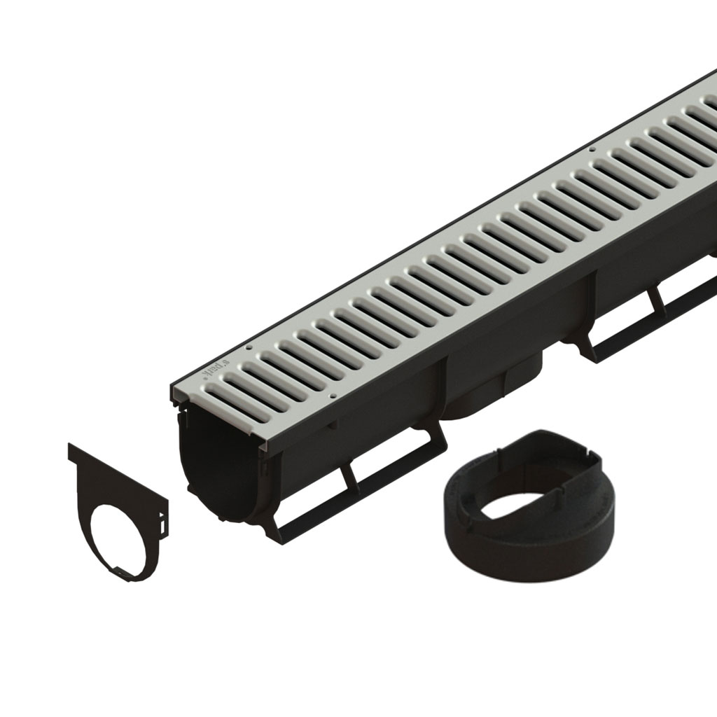 Linear Drains PP, 1000x90x90, Class A15